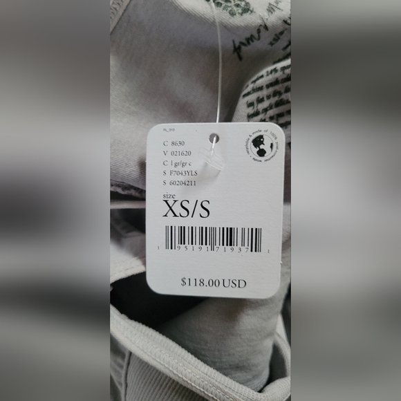 NWT! Free People Yoga/Activewear Good Karma Long Sleeve Women's Jumpsuit XS/S - Picture 6 of 17